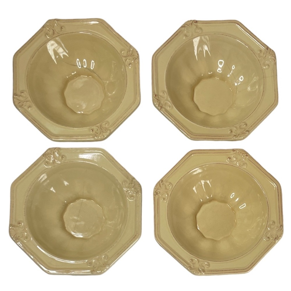 Vintage Bowl Set Isabella Yellow JCPenny Home Collection Bowls Replacements